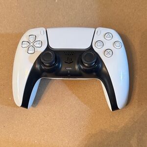 White and Black Wireless Controller